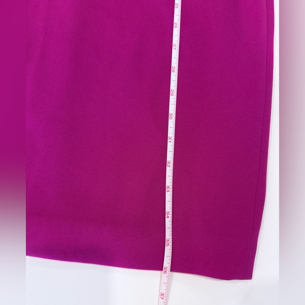 Elie Tahari Saylah Sheath Dress Size 6 Wedding Guest Quiet Luxury Preppy Fuscia - Picture 10 of 11